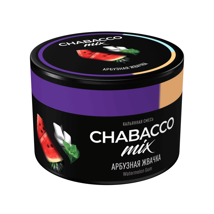 Chabacco Mix Watermelon Gum (Арбузная жвачка), 40 гр