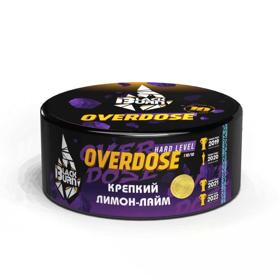 Black Burn Overdose (Лимон, лайм), 100 гр