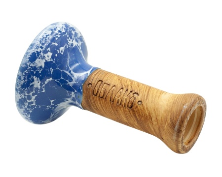 Чаша Облако Glaze Phunnel M - Сине-белый мрамор