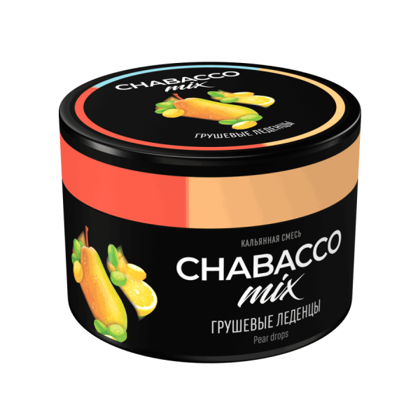 Chabacco Mix Pear Drops (Грушевые леденцы), 40 гр