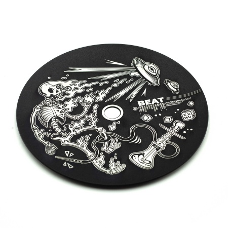 Дизайнерское блюдце плоское Beat 03