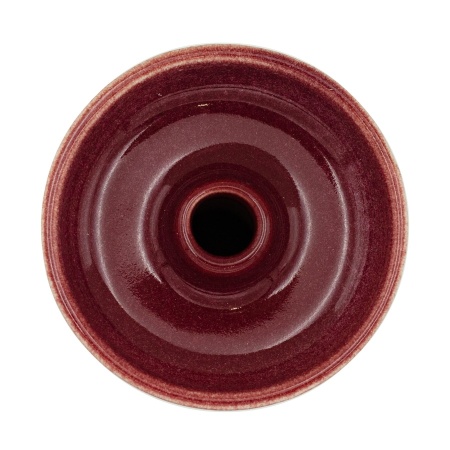 Чаша Форма Фанел Глазурь белый / красный 