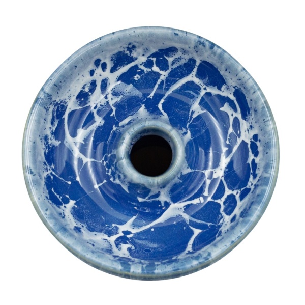 Чаша Облако Glaze Phunnel M - Сине-белый мрамор