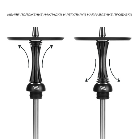 Alpha Hookah X Reverse Black Matte