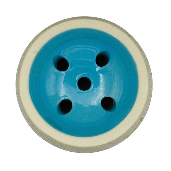 Чаша Форма Турка Бетон Серый / Голубой