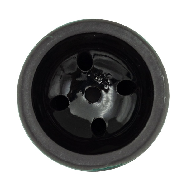 Чаша Форма Турка + черн. глазурь "Изумруд"